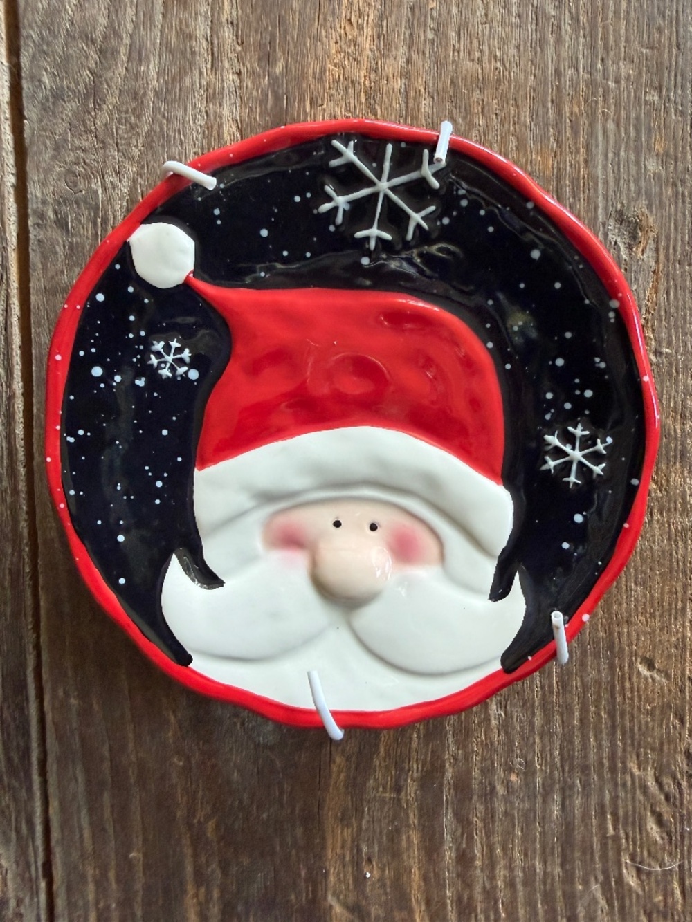 Ganz 3D Collector Hanging Santa Plate